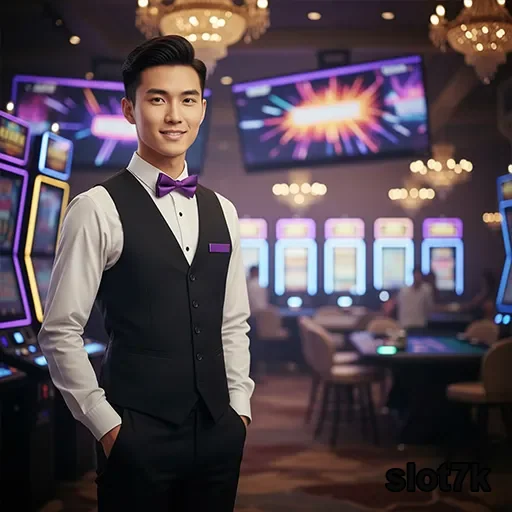 Ilustração de Explore o aplicativo cassino slot7k com segurança e agilidade