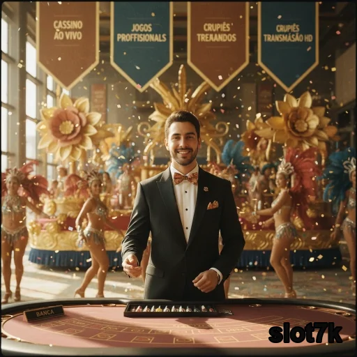 Ilustração de Explore o aplicativo cassino slot7k com segurança e agilidade