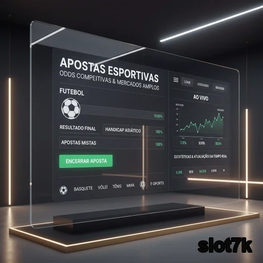Ilustração de Aposte com confiança na slot7k e aproveite odds altas